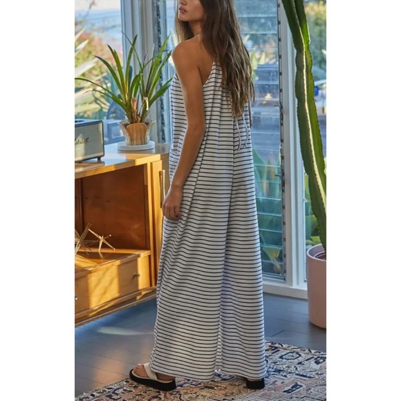 Nautical Striped Jumpsuit - Picture 2 of 2